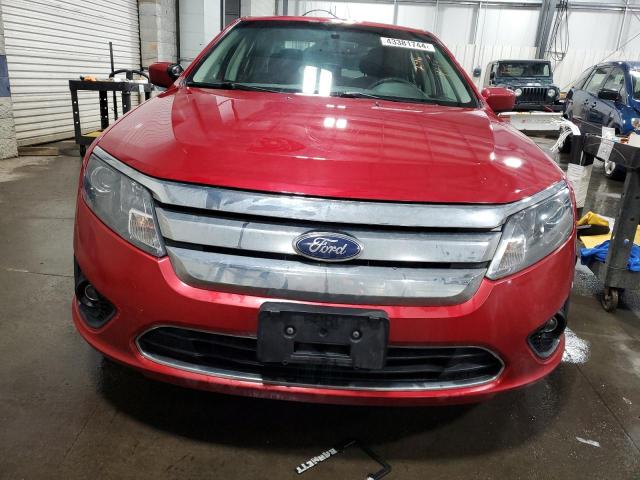 3FAHP0HA3CR151078 - 2012 FORD FUSION SE RED photo 5