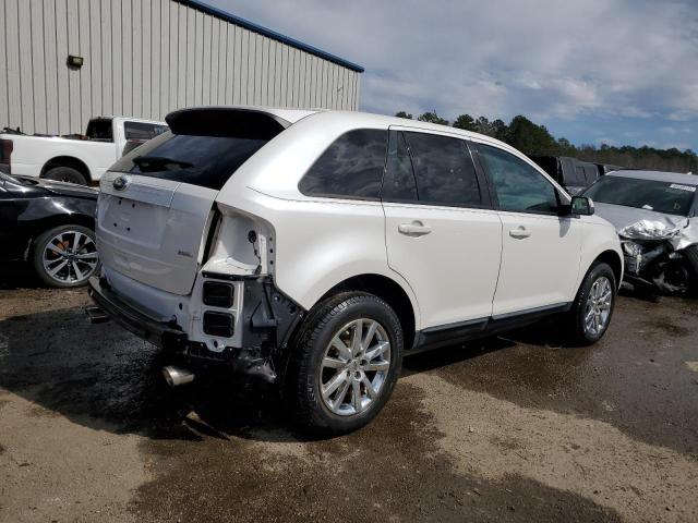 2FMDK3JC4DBB68973 - 2013 FORD EDGE SEL WHITE photo 3