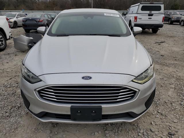 3FA6P0LU5KR195039 - 2019 FORD FUSION SE SILVER photo 5