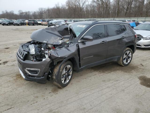 3C4NJDCB1MT550730 - 2021 JEEP COMPASS LIMITED CHARCOAL photo 1