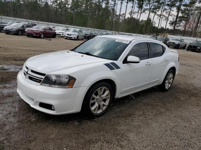 1C3CDZBG8EN214409 - 2014 DODGE AVENGER R/T WHITE photo 1