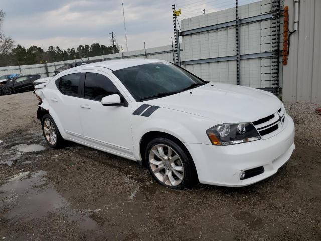 1C3CDZBG8EN214409 - 2014 DODGE AVENGER R/T WHITE photo 4