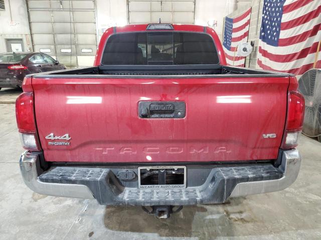 3TMCZ5AN1JM132211 - 2018 TOYOTA TACOMA DOUBLE CAB RED photo 6