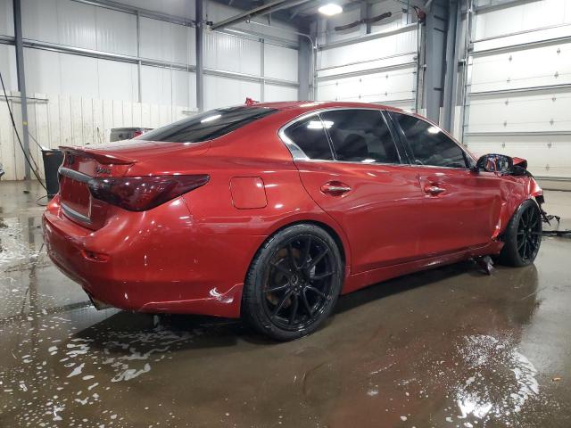 JN1BV7AR7EM687545 - 2014 INFINITI Q50 BASE RED photo 3