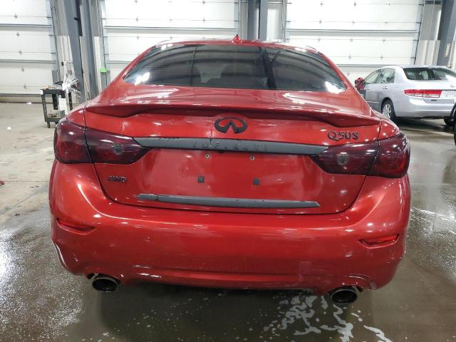 JN1BV7AR7EM687545 - 2014 INFINITI Q50 BASE RED photo 6