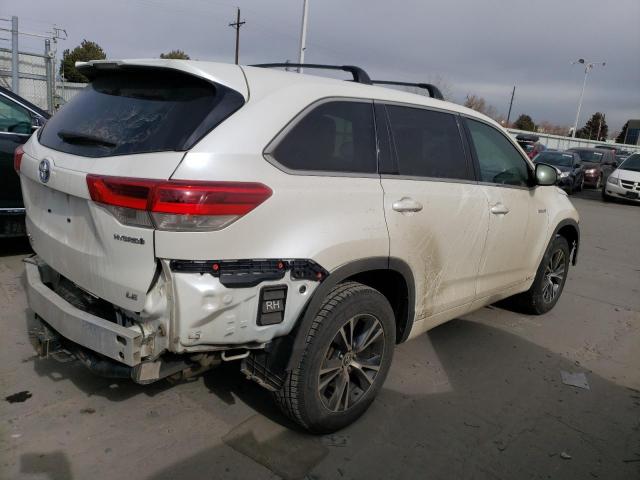 5TDBGRFHXHS021405 - 2017 TOYOTA HIGHLANDER HYBRID WHITE photo 3