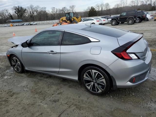 2HGFC3B75HH356322 - 2017 HONDA CIVIC EXL ნაცრისფერი ფოტო 2