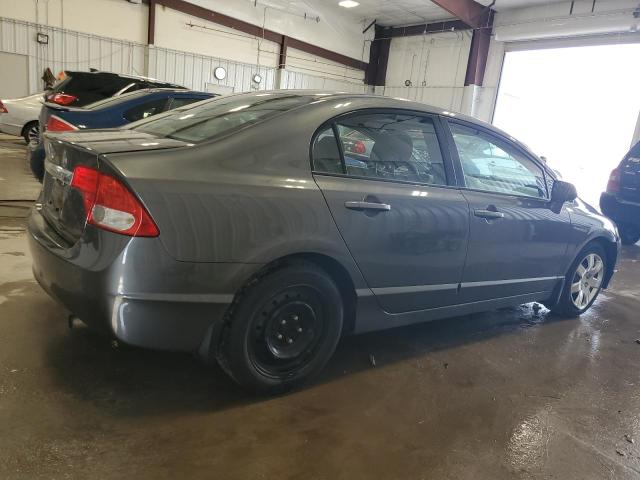 2HGFA16589H369456 - 2009 HONDA CIVIC LX GRAY photo 3