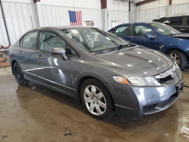 2HGFA16589H369456 - 2009 HONDA CIVIC LX GRAY photo 4