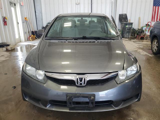 2HGFA16589H369456 - 2009 HONDA CIVIC LX GRAY photo 5