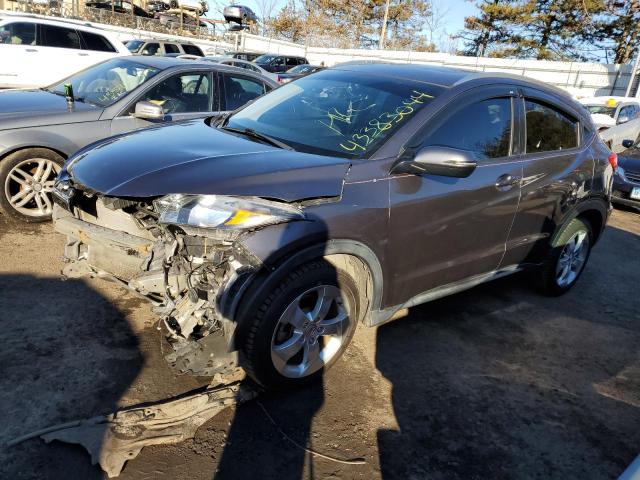 3CZRU6H77GM735446 - 2016 HONDA HR-V EXL GRAY photo 1