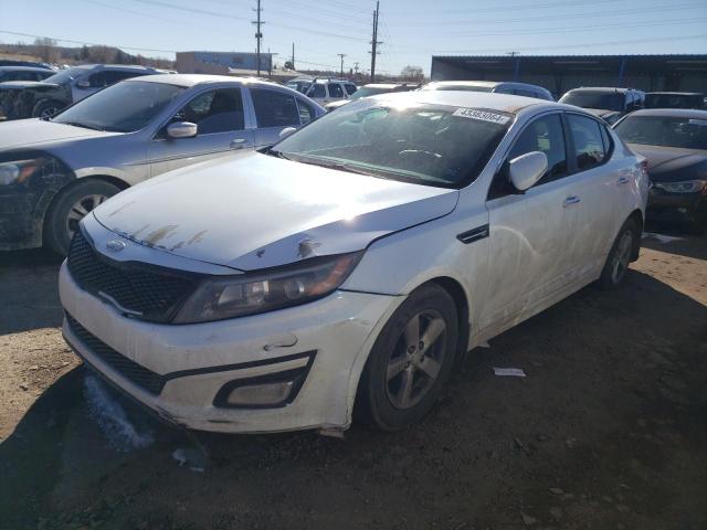 5XXGM4A76EG336201 - 2014 KIA OPTIMA LX WHITE photo 1