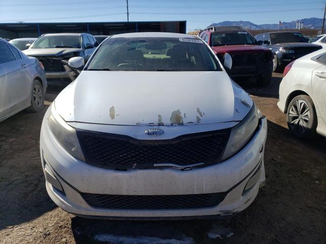 5XXGM4A76EG336201 - 2014 KIA OPTIMA LX WHITE photo 5