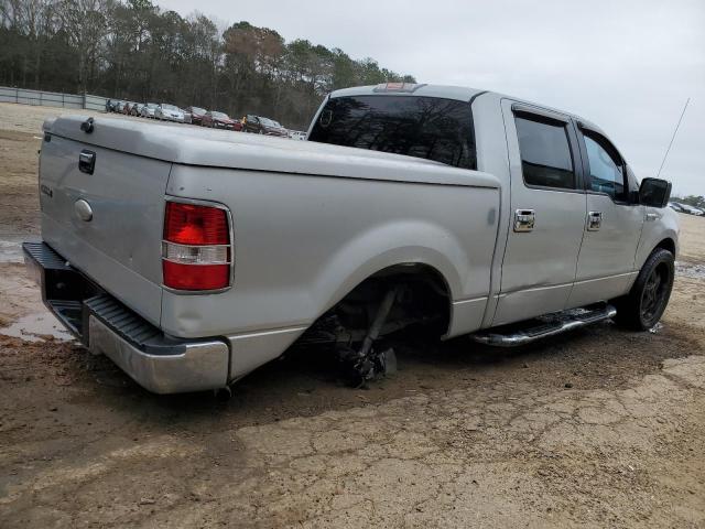 1FTRW12W56KB92283 - 2006 FORD F150 SUPERCREW SILVER photo 3