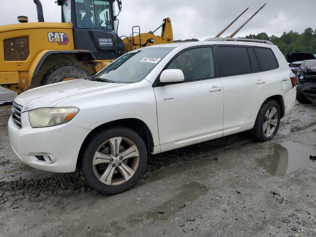 JTEES43A382087917 - 2008 TOYOTA HIGHLANDER SPORT WHITE photo 1