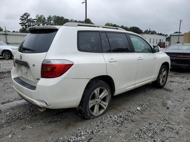 JTEES43A382087917 - 2008 TOYOTA HIGHLANDER SPORT WHITE photo 3