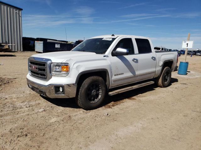 3GTU2VEC1EG444678 - 2014 GMC SIERRA K1500 SLT WHITE photo 1