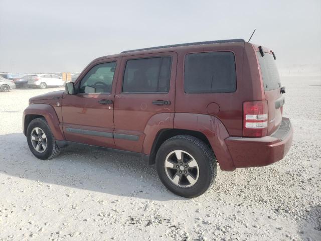 1J8GN28K28W132535 - 2008 JEEP LIBERTY SPORT RED photo 2