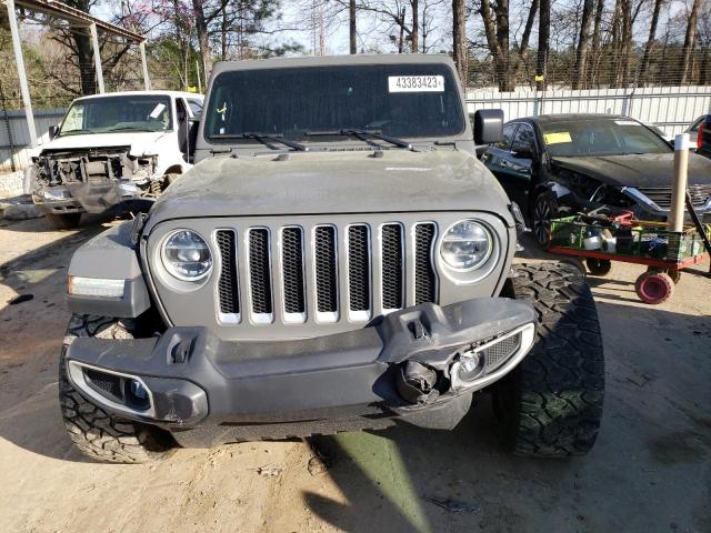 1C4HJXEN6LW233279 - 2020 JEEP WRANGLER U SAHARA GRAY photo 5