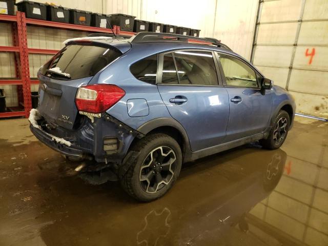 JF2GPASC1F8228737 - 2015 SUBARU XV CROSSTR SPORT LIMITED BLUE photo 3