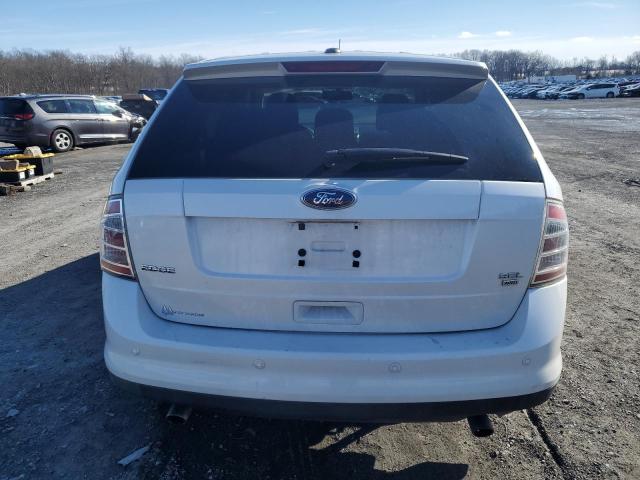 2FMDK4JC1ABB40646 - 2010 FORD EDGE SEL WHITE photo 6