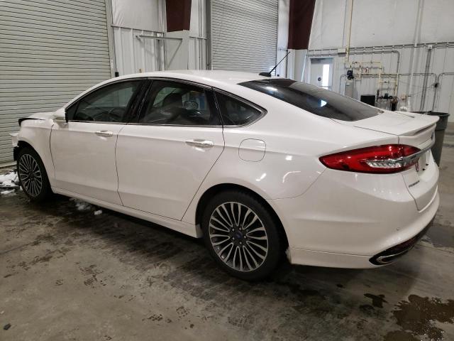 3FA6P0K91HR123969 - 2017 FORD FUSION TITANIUM WHITE photo 2