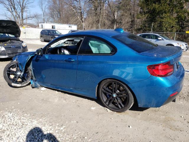 WBA2J7C01M7G43612 - 2021 BMW M240XI BLUE photo 2