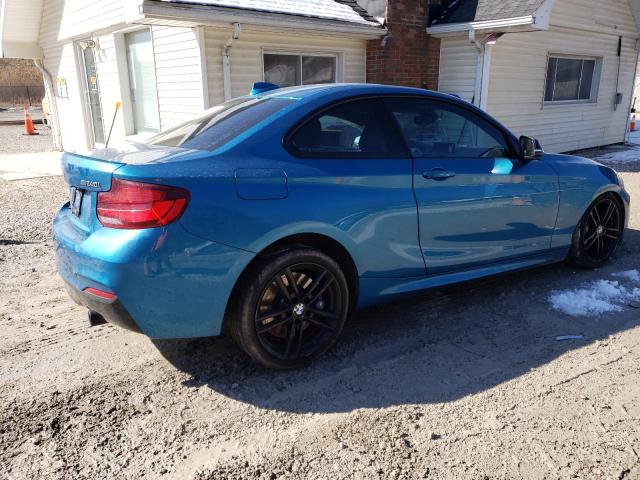 WBA2J7C01M7G43612 - 2021 BMW M240XI BLUE photo 3