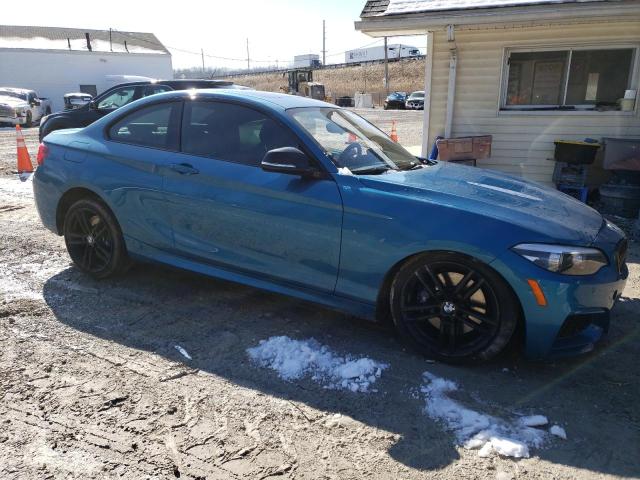 WBA2J7C01M7G43612 - 2021 BMW M240XI BLUE photo 4