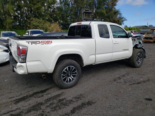 3TYSZ5AN0MT034632 - 2021 TOYOTA TACOMA ACCESS CAB WHITE photo 3