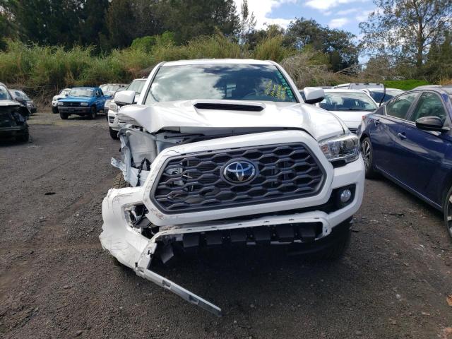 3TYSZ5AN0MT034632 - 2021 TOYOTA TACOMA ACCESS CAB WHITE photo 5