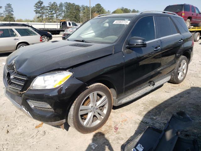 4JGDA5HB0DA198639 - 2013 MERCEDES-BENZ ML 350 4MATIC BLACK photo 1