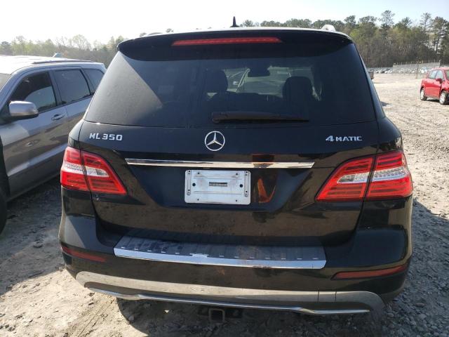 4JGDA5HB0DA198639 - 2013 MERCEDES-BENZ ML 350 4MATIC BLACK photo 6