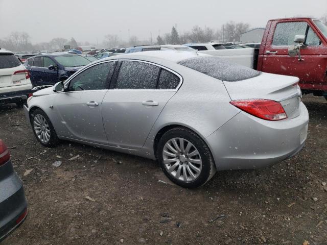 W04GU5GC3B1033775 - 2011 BUICK REGAL CXL SILVER photo 2