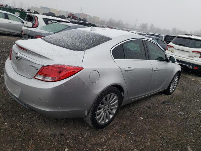 W04GU5GC3B1033775 - 2011 BUICK REGAL CXL SILVER photo 3