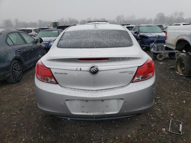 W04GU5GC3B1033775 - 2011 BUICK REGAL CXL SILVER photo 6