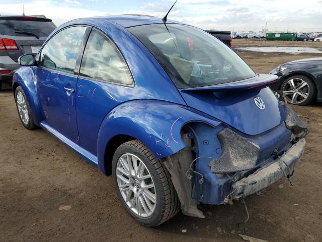 3VWPW31C17M520865 - 2007 VOLKSWAGEN NEW BEETLE 2.5L BLUE photo 2