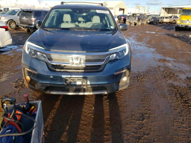 5FNYF6H53MB027480 - 2021 HONDA PILOT EXL BLUE photo 5