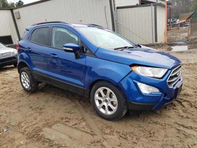 MAJ6P1UL3JC230248 - 2018 FORD ECOSPORT SE BLUE photo 4
