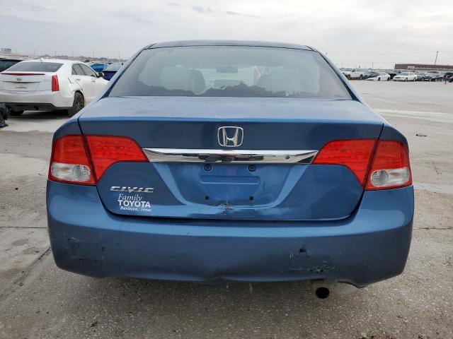 19XFA1F59BE031080 - 2011 HONDA CIVIC LX BLUE photo 6