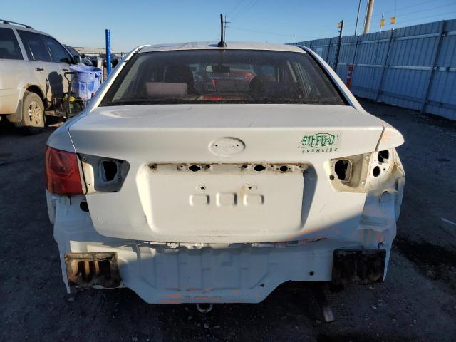 KNAFU4A20A5809490 - 2010 KIA FORTE EX WHITE photo 6