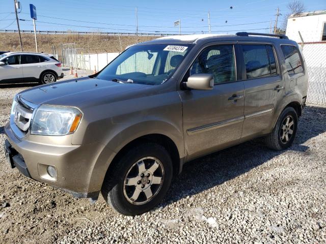 5FNYF4H97AB039649 - 2010 HONDA PILOT TOURING TAN photo 1