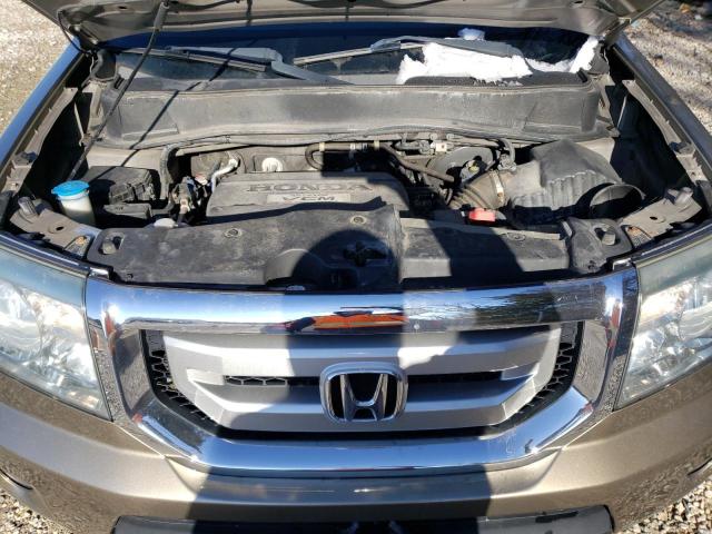 5FNYF4H97AB039649 - 2010 HONDA PILOT TOURING TAN photo 12