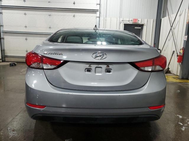 KMHDH4AE8FU225758 - 2015 HYUNDAI ELANTRA SE GRAY photo 6