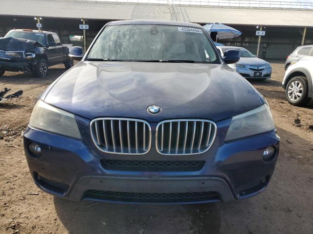 5UXWX5C5XBL703809 - 2011 BMW X3 XDRIVE28I BLUE photo 5