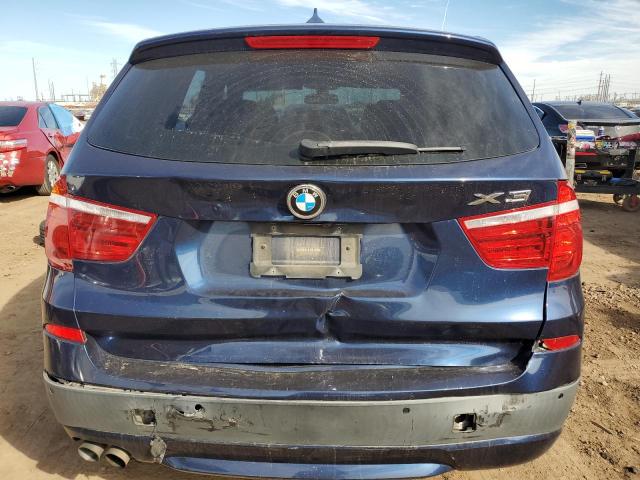 5UXWX5C5XBL703809 - 2011 BMW X3 XDRIVE28I BLUE photo 6