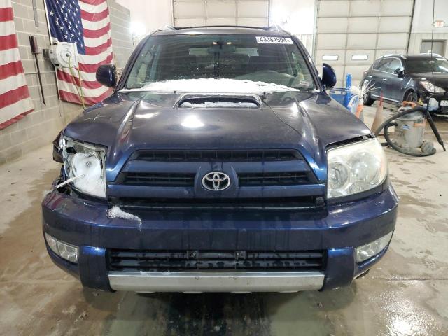 JTEBU14R048025222 - 2004 TOYOTA 4RUNNER SR5 BLUE photo 5