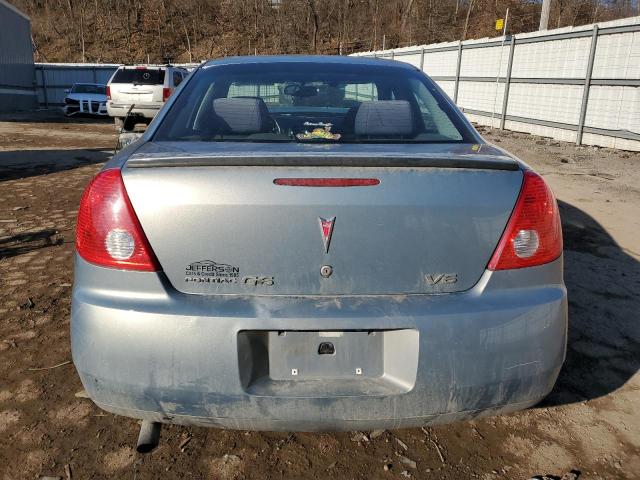 1G2ZG57N784235831 - 2008 PONTIAC G6 BASE BLUE photo 6