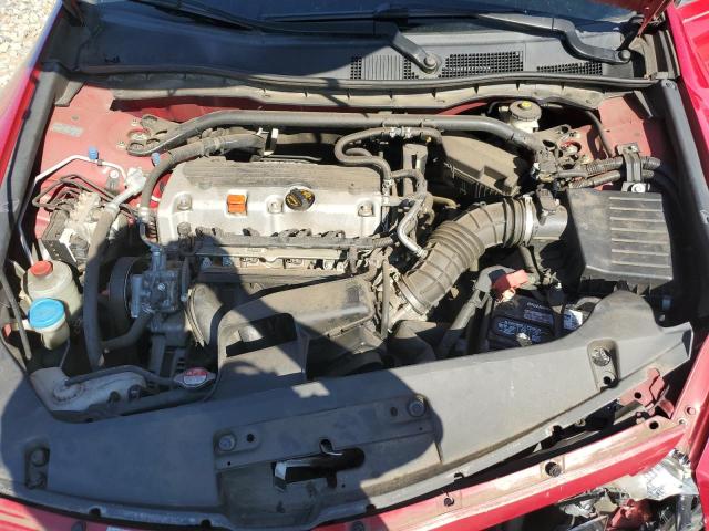 1HGCS1B87CA005700 - 2012 HONDA ACCORD EXL RED photo 11