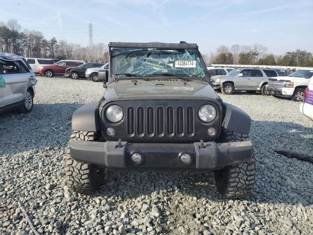 1C4AJWAG8FL660469 - 2015 JEEP WRANGLER SPORT GREEN photo 5